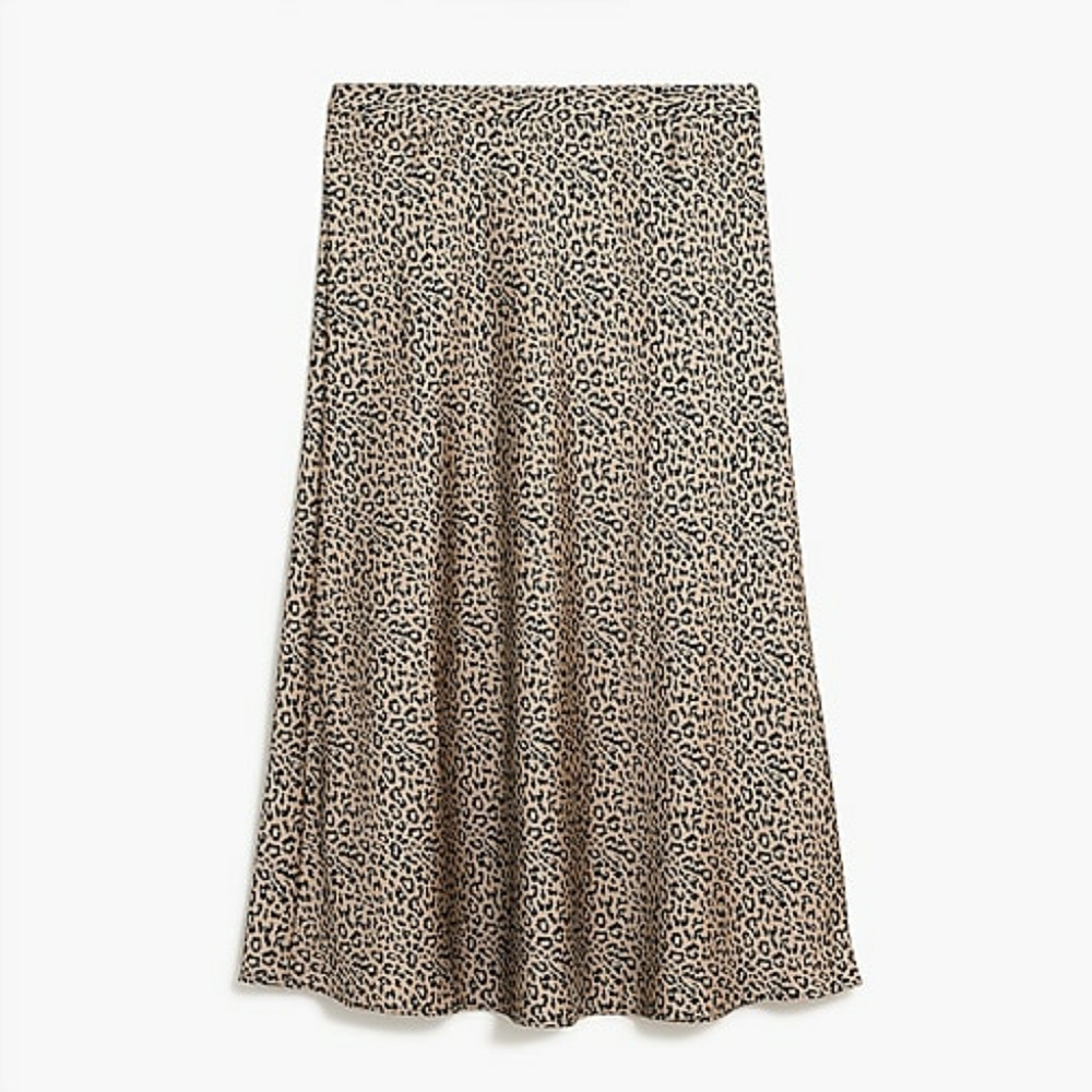J. Crew Factory XXS leopard skirt